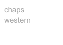 chaps
western